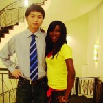 The son of a wealthy businessman in Sichuan, China, married Miss  Kenya of last year!!!