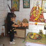 Jyoti has many utensils and pieces of furniture specially-made to fit her miniature frame