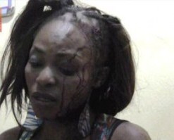 cop batters wife