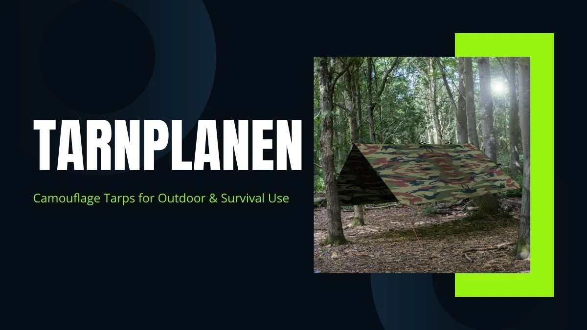Tarnplanen Camouflage Tarps for Outdoor & Survival Usage