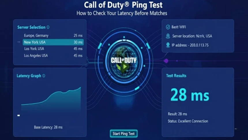 Call of Duty Ping Test