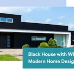 Black House with White Trim