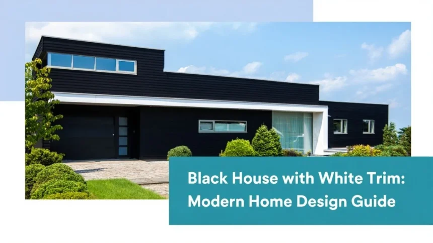 Black House with White Trim