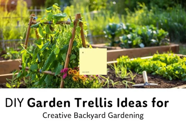 DIY Garden Trellis