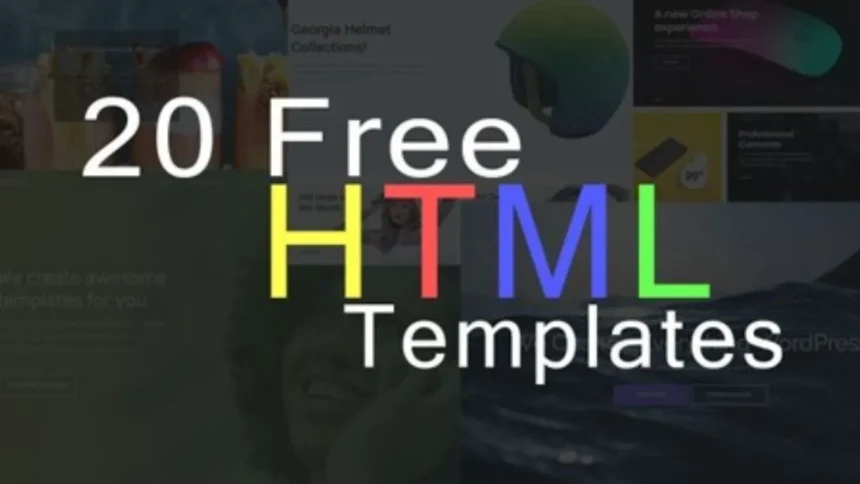 Looking for a Simple HTML Template for Clean Websites?
