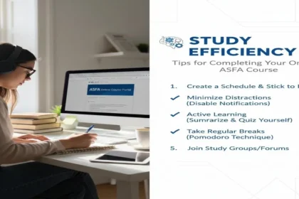 Study Efficiency: Tips for Completing Your Online ASFA Course