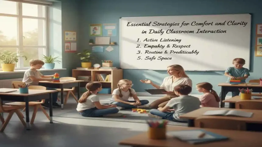 Essential Strategies for Comfort and Clarity in Daily Classroom Interaction
