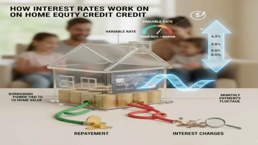 How Interest Rates Work on Home Equity Credit