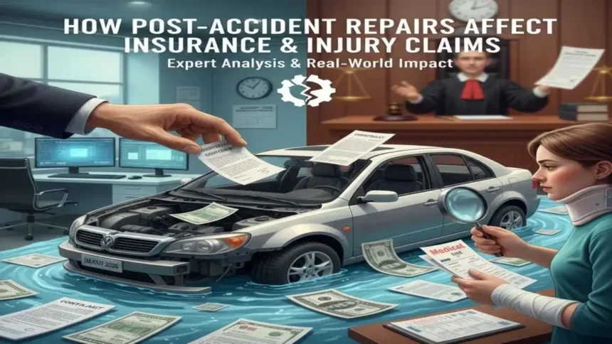 How Post Accident Repairs Affect Insurance and Injury Claims