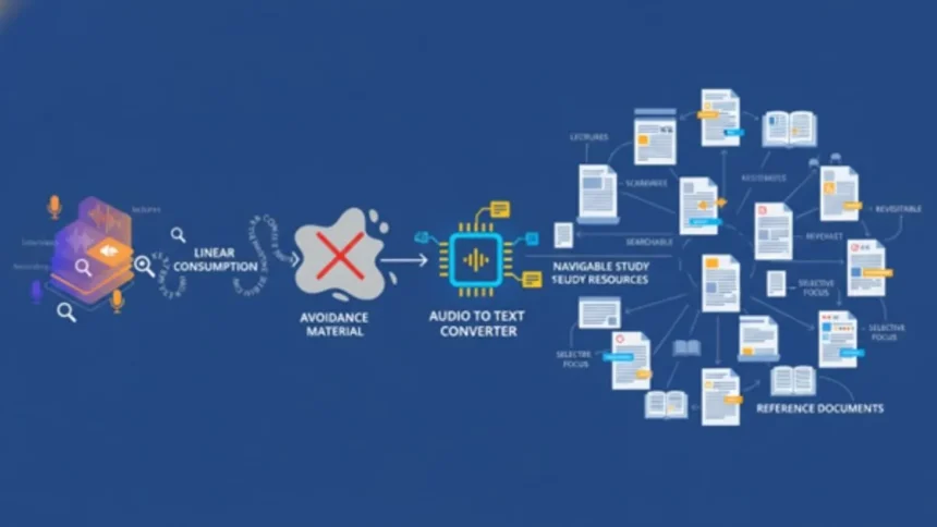 How an audio to text converter reshapes lectures and research for serious academic work