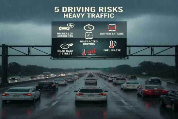 5 Driving Risks That Increase During Heavy Traffic