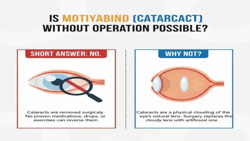 Motiyabind Treatment Without Operation – Is It Possible?