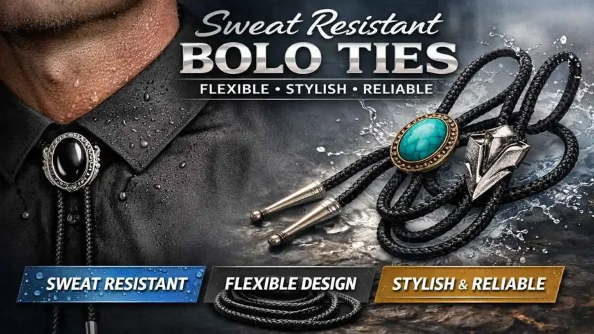 Sweat-Resistant Bolo Ties