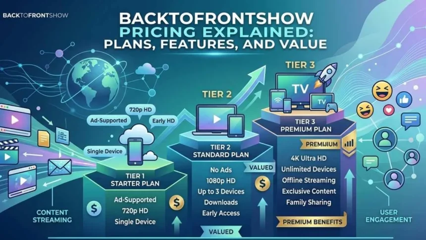 BackToFrontShow Pricing