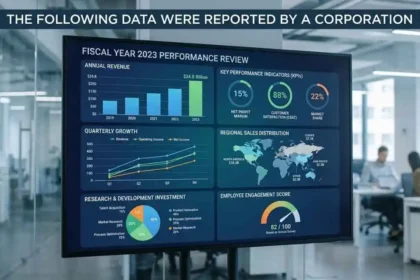 The Following Data Were Reported by a Corporation