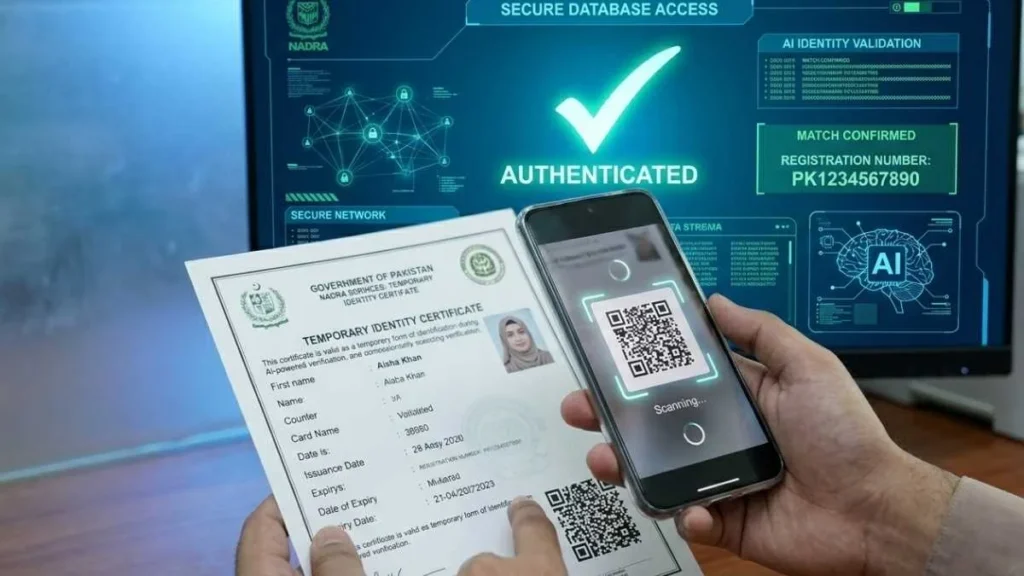 Temporary Identity Certificate