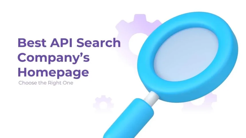 Best API Search Company’s Homepage